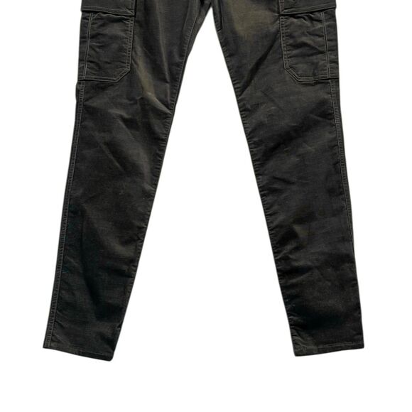 Vince Women’s Pants 2 Olive Cargo Skinny Slim Stretch Corduroy Cotton Classic - Picture 5 of 9